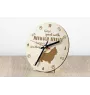 Norwich Terrier - clock with dog, wooden clock with engraving, personalised clock by Art-Dog