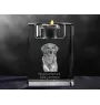 Retriever z Nowej Szkocji świecznik kryształowy z psem Art-Dog