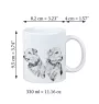 Norfolk Terrier - cup with a dog, cup with a photo, personalized gift from the Art-Dog brand