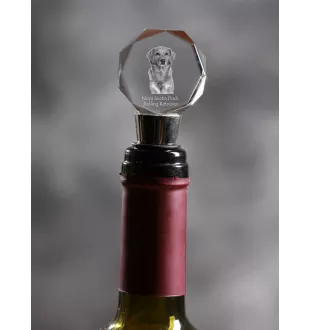 Nova Scotia Duck Tolling Retriever, Yarmouth Toller - Bottle stopper, crystal wine stopper with photo, personalised gift for bartender by Art-Dog brand