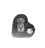 Retriever de la Nouvelle-Écosse, Nova Scotia Duck Tolling Retriever - horloge en cristal avec une photo de chien, horloge de table en forme de cœur, horloge debout personnalisée de la marque Art-Dog