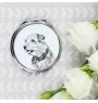 Norfolk Terrier - Pocket mirror with a dog, personalized mirror for a purse, compact mirror with Art-Dog brand print.