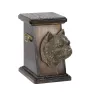 Norwich Terrier - urn for dog ashes, elegant urn with a statue, commemorative urn with a bust of a dog by Art-Dog brand