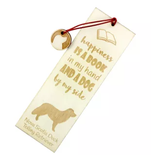 Retriever de la Nouvelle-Écosse, Nova Scotia Duck Tolling Retriever - marque-page pour livre avec chien, marque-page personnalisé, accessoire canin pour les lecteurs de la marque Art-Dog