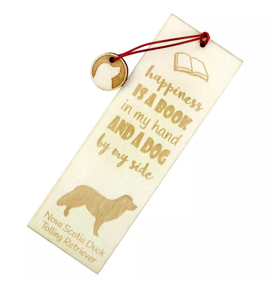 Retriever de la Nouvelle-Écosse, Nova Scotia Duck Tolling Retriever - marque-page pour livre avec chien, marque-page personnalisé, accessoire canin pour les lecteurs de la marque Art-Dog