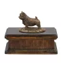 Norwich Terrier, Terrier de Norwich - urne pour cendres de chien, urne classique avec une statuette, urne élégante avec un chien de la marque Art-Dog