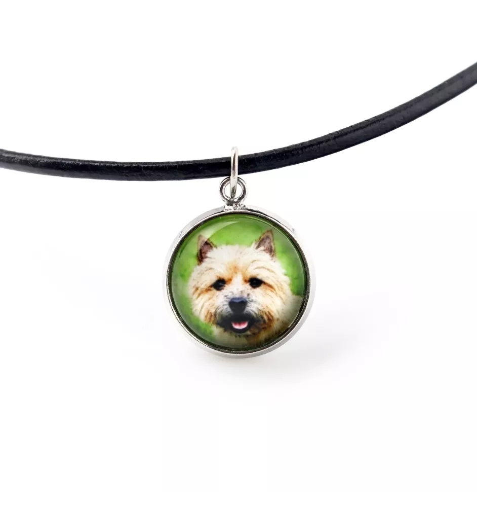 Norwich Terrier, Terrier de Norwich - collier pendentif avec votre photo, fait main, bijoux de la marque Art-Dog