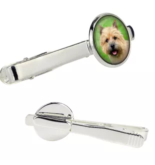 Norwich Terrier - tie clip in a box, stylish tie, personalized jewelry from the Art-Dog brand