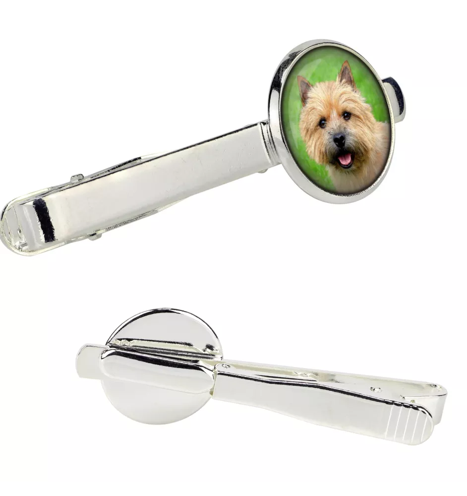 Norwich Terrier - Krawattennadel in der Box, stilvolle Krawatte, personalisierter Schmuck der Marke Art-Dog