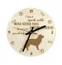 Retriever de la Nouvelle-Écosse, Nova Scotia Duck Tolling Retriever - horloge avec chien, horloge en bois, horloge murale pour les amoureux des chiens, horloge de bureau et étagère, Art-Dog