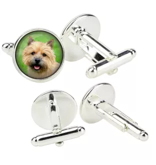Norwich Terrier - cufflinks in a box, handmade jewelry, product of the Art-Dog brand