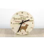 Retriever de la Nouvelle-Écosse, Nova Scotia Duck Tolling Retriever - horloge avec chien, horloge en bois, horloge murale pour les amoureux des chiens, horloge de bureau et étagère, Art-Dog