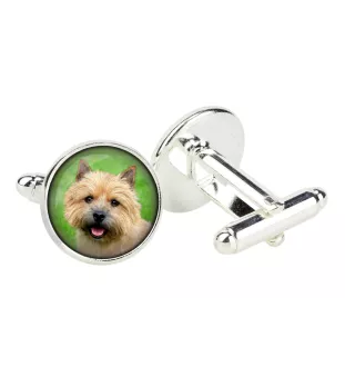 Norwich Terrier, Terrier de Norwich - Boutons de manchette dans une boîte, bijoux faits à la main, produit de la marque Art-Dog