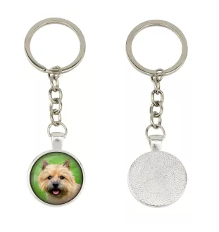 Norwich Terrier - keychain in a box, own photo, keychain pendant from Art-Dog brand