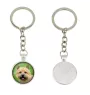 Norwich Terrier - keychain in a box, own photo, keychain pendant from Art-Dog brand