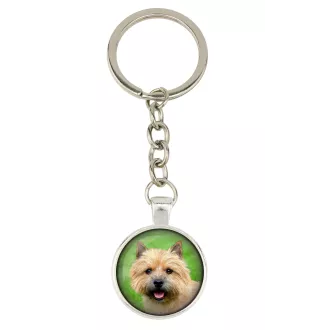 Norwich Terrier - keychain in a box, own photo, keychain pendant from Art-Dog brand