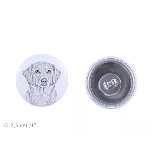 Retriever de la Nouvelle-Écosse, Nova Scotia Duck Tolling Retriever - boucles d'oreilles uniques avec un chien, votre animal de compagnie sur un porte-clés, marque propre Art-Dog