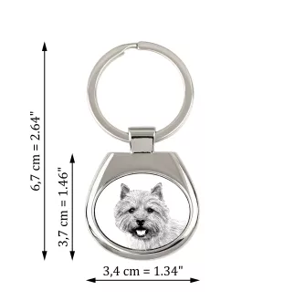 Norwich Terrier, Terrier de Norwich - porte-clés avec chien, porte-clés imprimé, breloque personnalisée de la marque Art-Dog
