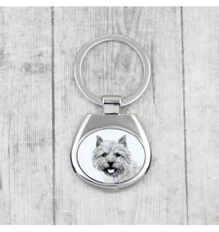 Norwich Terrier, Terrier de Norwich - porte-clés avec chien, porte-clés imprimé, breloque personnalisée de la marque Art-Dog