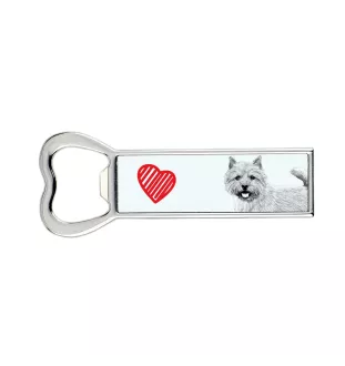 Norwich Terrier - Flaschenöffner mit Hund, personalisierter Flaschenöffner für den Kühlschrank, ein einzigartiges Geschenk für Männer von der Marke Art-Dog