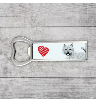 Norwich Terrier - Flaschenöffner mit Hund, personalisierter Flaschenöffner für den Kühlschrank, ein einzigartiges Geschenk für Männer von der Marke Art-Dog