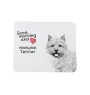 Norwich Terrier - mouse pad with print, personalized dog-themed mouse pad, unique gadget for an office worker by Art-Dog brand
