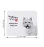 Norwich Terrier - podkładka pod myszkę z nadrukiem, personalizowana podkładka z psem, wyjątkowy gadżet dla pracownika biurowego marki Art-Dog