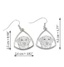 Retriever de la Nouvelle-Écosse, Nova Scotia Duck Tolling Retriever - boucles d'oreilles avec chien, boucles d'oreilles pendantes avec photo, bijoux personnalisés avec impression de la marque Art-Dog