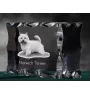 Norwich Terrier - Kristall mit einem Hundebild, Glasstatuette mit einem Bild, einzigartiger Bilderrahmen der Marke Art-Dog