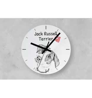 Nova Scotia Duck Tolling Retriever, Toller - Wanduhr mit Hund, Regal Uhr mit Druck, personalisierte Hausdekoration von Art-Dog.