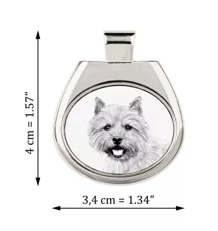 Norwich Terrier - dog necklace, personalized pendant with a photo, unique necklace for women and men by Art-Dog brand