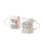 Nova Scotia Duck Tolling Retriever, Toller - Tasse mit Hund, entzückende Tasse mit herzförmigem Henkel, universelles Geschenk der Marke Art-Dog