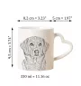 Nova Scotia Duck Tolling Retriever, Yarmouth Toller - cup with a dog, adorable cup with a heart-shaped handle, universal gift from the Art-Dog brand
