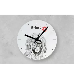 Norwich Terrier - wall clock with a dog, shelf clock with a print, personalized home decoration from the Art-Dog brand