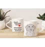 Nova Scotia Duck Tolling Retriever, Toller - Tasse mit Hund, entzückende Tasse mit herzförmigem Henkel, universelles Geschenk der Marke Art-Dog