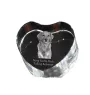 Nova Scotia Duck Tolling Retriever, Yarmouth Toller - a photo of a dog in crystal, crystal heart, unique photo frame from the Art-Dog brand