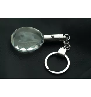 Norwich Terrier, Terrier de Norwich - pendentif avec une photo de chien, porte-clés en cristal dans une boîte cadeau, un cadeau unique par Art-Dog