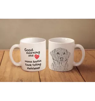Nova Scotia Duck Tolling Retriever, Toller - Tasse mit Hund, Tasse mit Bild, personalisiertes Geschenk der Marke Art-Dog