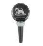 Norwich Terrier - Crystal bottle stopper, unique wine stopper with photo, personalised gift for sommelier by Art-Dog brand