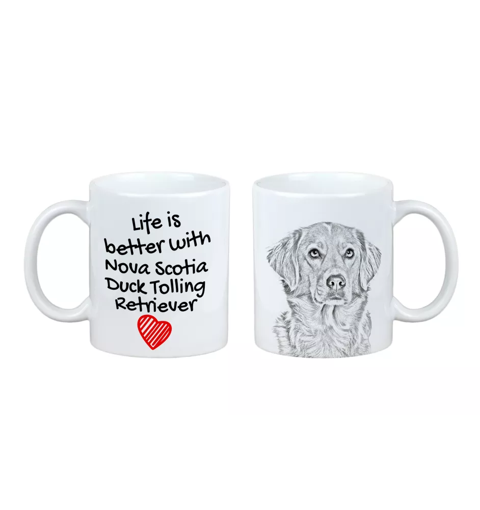 Nova Scotia Duck Tolling Retriever, Toller - Tasse mit Hund, Tasse mit Bild, personalisiertes Geschenk der Marke Art-Dog
