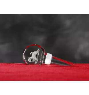 Norwich Terrier - Kristallflaschenverschluss, einzigartiger Weinverschluss mit Foto, personalisiertes Geschenk für Sommelier der Marke Art-Dog