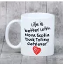 Nova Scotia Duck Tolling Retriever, Toller - Tasse mit Hund, Tasse mit Bild, personalisiertes Geschenk der Marke Art-Dog