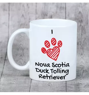 Retriever de la Nouvelle-Écosse, Nova Scotia Duck Tolling Retriever - tasse avec chien, une tasse adorable avec une illustration, un cadeau avec votre photo de la marque Art-Dog