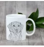 Nova Scotia Duck Tolling Retriever, Yarmouth Toller - cup with a dog, cheerful cup for a dog lover, personalized gift from the Art-Dog brand