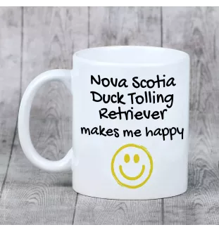 Nova Scotia Duck Tolling Retriever, Yarmouth Toller - cup with a dog, cheerful cup for a dog lover, personalized gift from the Art-Dog brand