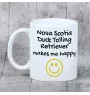 Nova Scotia Duck Tolling Retriever, Toller - Tasse mit Hund, fröhliche Tasse für Hundeliebhaber, personalisiertes Geschenk der Marke Art-Dog