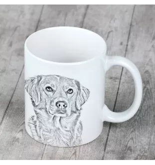 Nova Scotia Duck Tolling Retriever, Yarmouth Toller - cup with a dog, cheerful cup for a dog lover, personalized gift from the Art-Dog brand