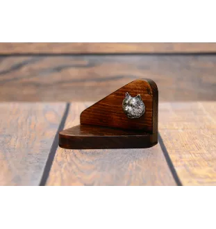 Norwich Terrier, Terrier de Norwich - bougeoir en bois avec un chien, support pour bougie chauffe-plat, lieu de mémoire pour chien de la marque Art-Dog