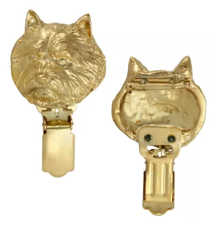 Norwich Terrier clipring pozłacany Art-Dog