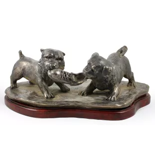 Norwicht Szene - exklusive Hundestatue, luxuriöse Innenraumgestaltung, limitierte Auflage von Figuren der Marke Art-Dog